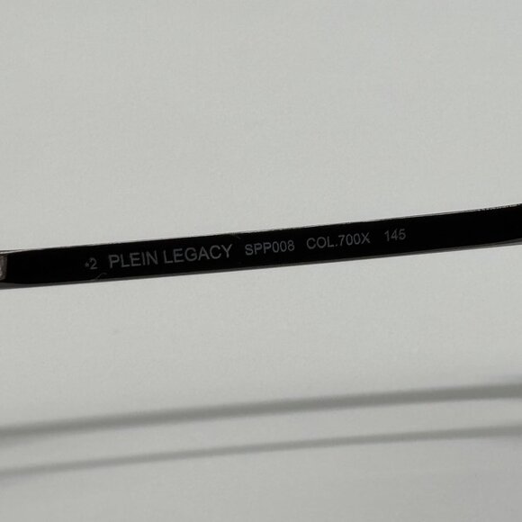 NEW PHILIPP PLEIN SPP008M 700X BLACK MEN SUNGLASSES - Picture 9 of 11